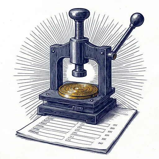 DataMasker, intaglio illustration of a masquerade mask representing data masking and privacy protection.
